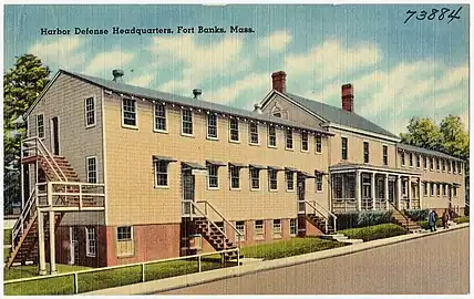 Harbor Defense Headquarters, Fort Banks, Mass.
