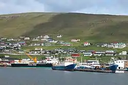 The harbour in Runavík