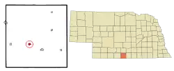 Location of Orleans, Nebraska