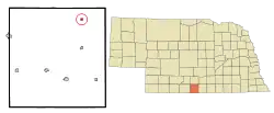 Location of Ragan, Nebraska