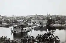 Large building on the water