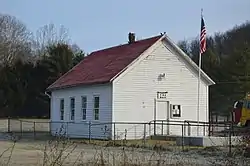 Township hall on U.S. Route 50