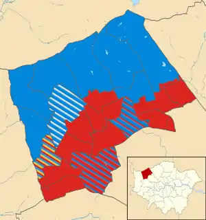 2010 results map