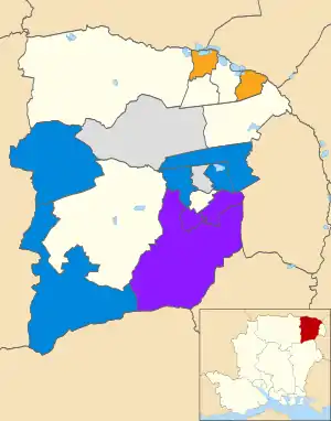 2006 results map