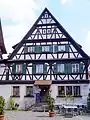 House in the Fachwerk half-timbered style