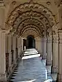 Colonnaded cloister