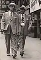 Insurance salesmen wear suits, hats, and patterned ties, Minneapolis, 1949.