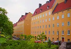 Buildings on Hauhontie, designed by Martti Välikangas and dating from 1924–25.