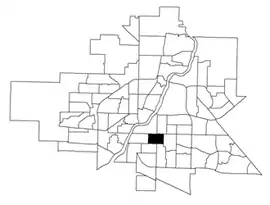 Haultain location map