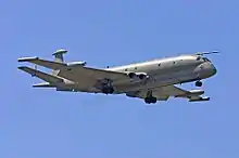 Maritime patrol aircraft such as the Hawker Siddeley Nimrod MR2 were coordinated from RAF Pitreavie Castle.