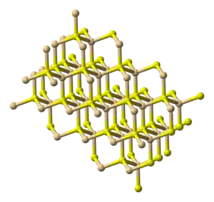 3D model of the structure of hawleyite