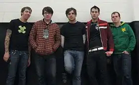 Hawthorne Heights, a five-man emo band