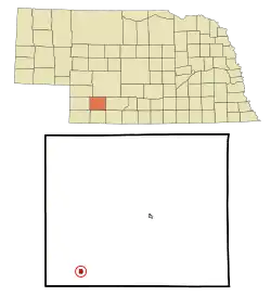 Location of Hamlet, Nebraska