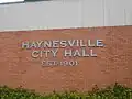 City Hall in Haynesville