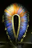 Feather headdress of the Amazonic cultures