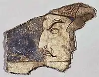 Heads of Demons, Kala-i Kahkaha I Palace, Bunjikat, Ustrushana, 8th–9th century CE.