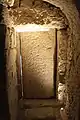 Catacomb no. 14 ("Cave of Rabbi Yehuda HaNasi"), entrance door from within