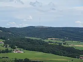 View from the Wachtküppel looking east towards the Heidelstein