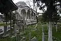 Cemetery inside the mosque enclosure