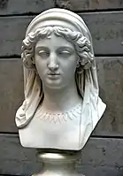 Helen, consort of Menelaos, by Bengt Erland Fogelberg, carrara marble. Nationalmuseum, Stockholm, Sweden