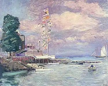 Le Grand Pavois,oil on canvas, 1901
