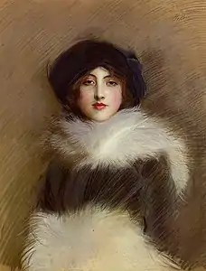 Mademoiselle Vaughan,pastel, 1905
