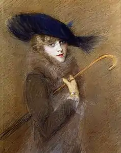 Peggy Letellier,pastel, 1905