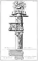 Drawing of Ehbisch's pulpit in the Church of the Holy Ghost