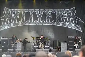 Hellyeah performing in 2013