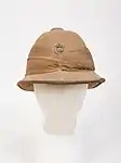 The pith helmet was commonly worn in the British army until the Second World War.