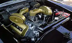 A Hemi engine in a Chrysler 300C