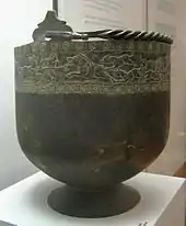 Roman bronze situla from Germany, 2nd–3rd century