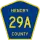 County Road 29A marker