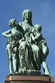 Sculpture in the Saint-Pierre Cemetery, Marseille