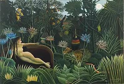 Henri Rousseau 1910 Primitive Surrealism