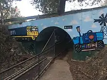 "Henry's Tunnel" on the Willans Hill Miniature Railway