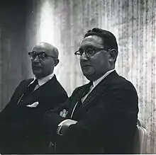 Kissinger during a 1961 visit to Israel