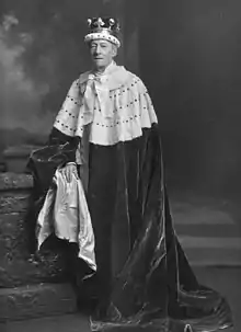 Monochrome photograph of Lord Sligo