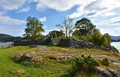 Medieval church site on Herøya