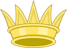 A depiction of an eastern crown