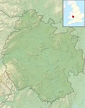 Herefordopterus is located in Herefordshire
