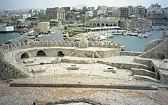 View of the port from the fortress