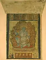 Thangka from Khara-Khoto, Western Xia, 13th century, Hermitage Museum