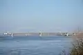 Hernando de Soto Bridge from Martyrs Park in Memphis