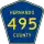 County Road 495 marker