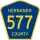 County Road 577 marker