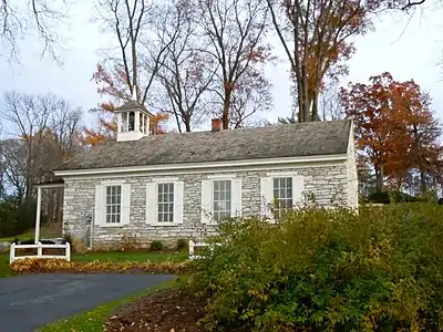 Neighboring schoolhouse, which Hershey briefly attended as a child.