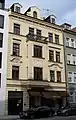 Built in 1895 by Jakob Baudrexel, a neo-baroque rental house with a bay window and rich stucco decoration in Herzogstraße 12