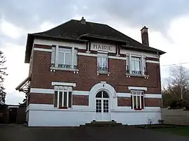 The town hall in Hesbécourt