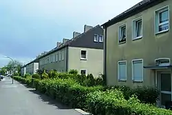 Typical row of houses